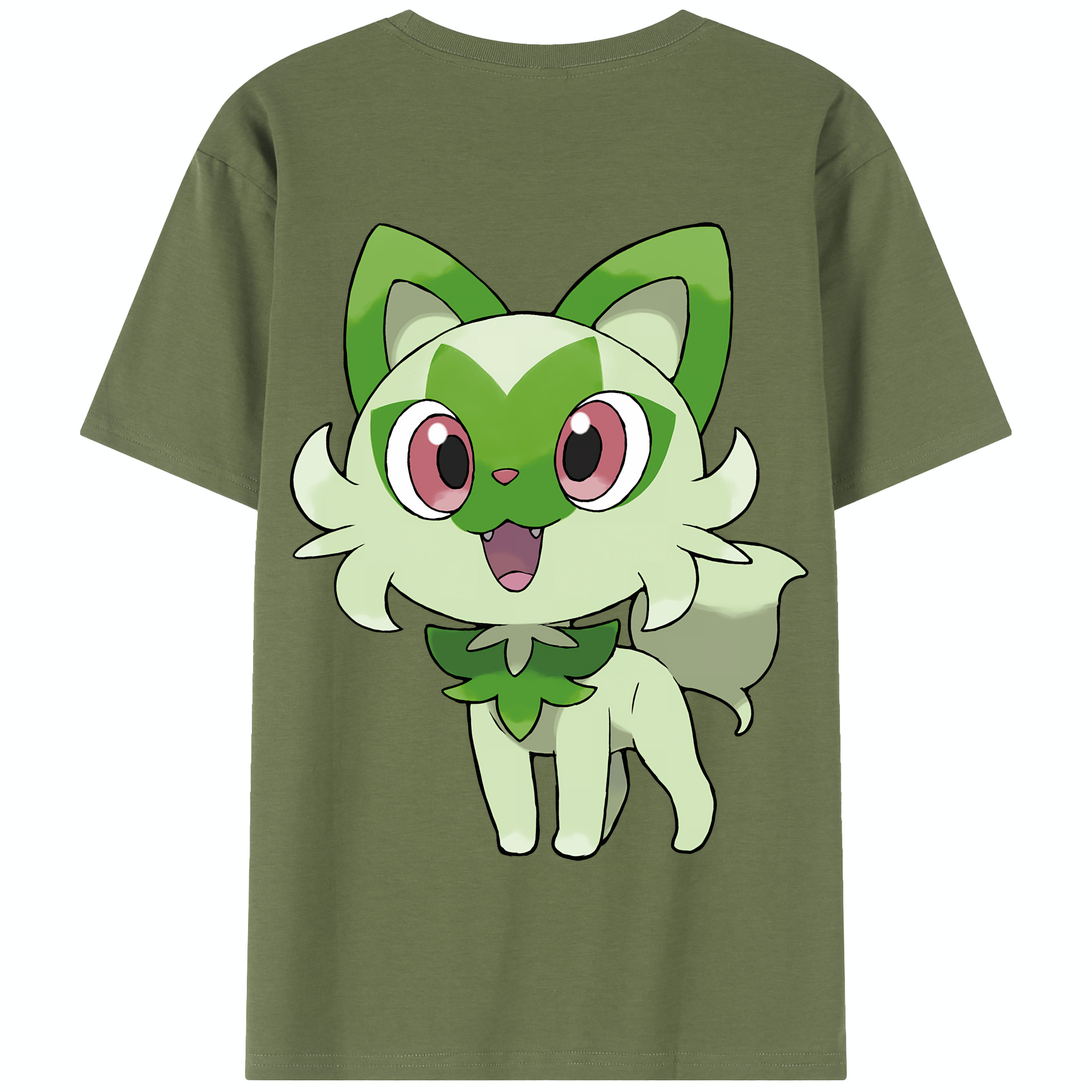 （画像用） ポケットモンスター Pokémon 綿100％半袖Tシャツ（背面プリント）
